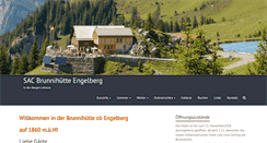 Desktop Screenshot of brunnihuette.ch
